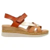 Clearance VVNN Sandalia confort cuña baja mujer