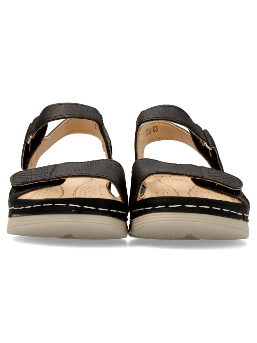 Outlet VVNN Sandalia confort cuña baja mujer