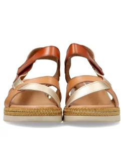 Clearance VVNN Sandalia confort cuña baja mujer