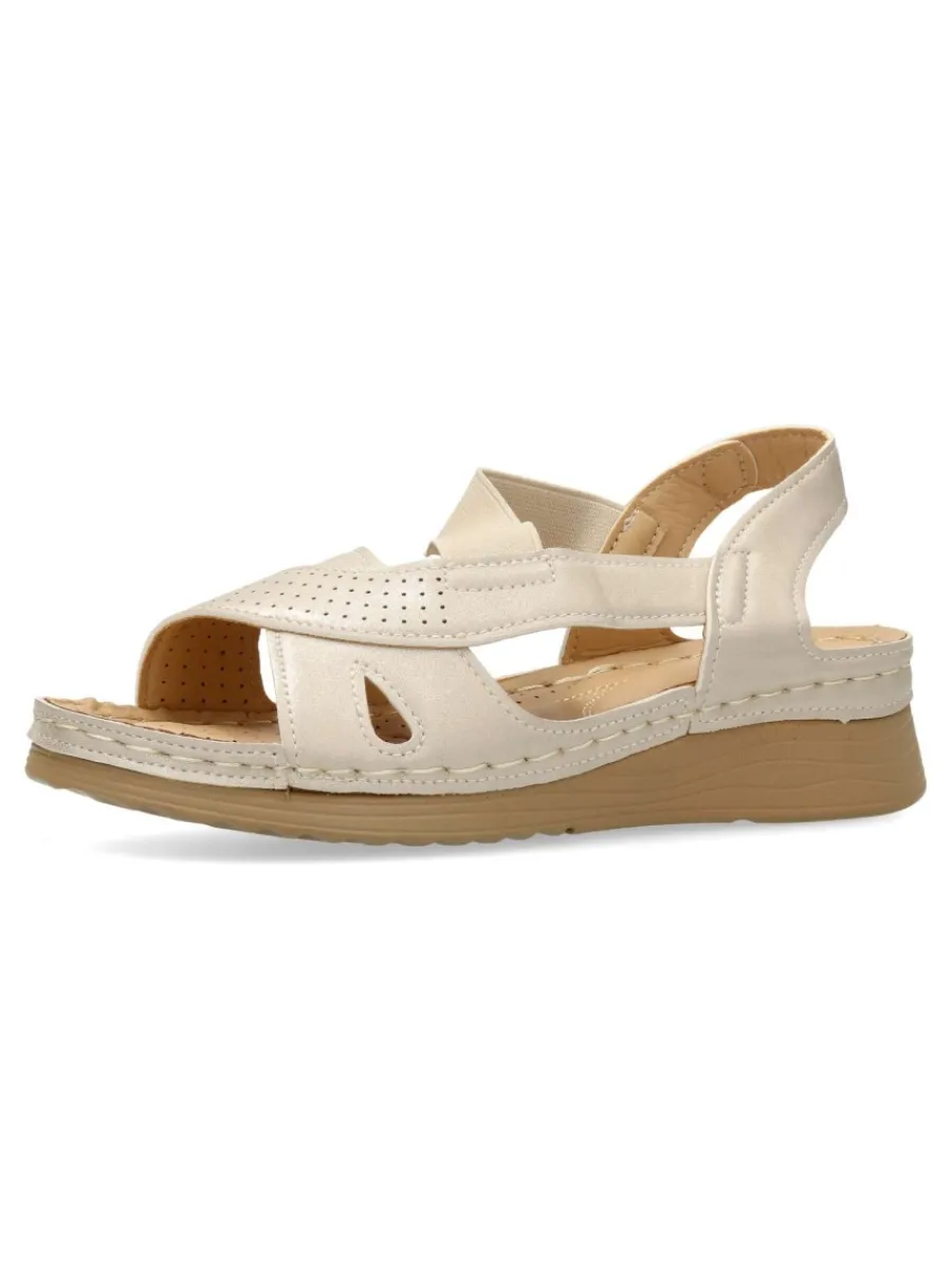 New VVNN Sandalia confort elástico mujer