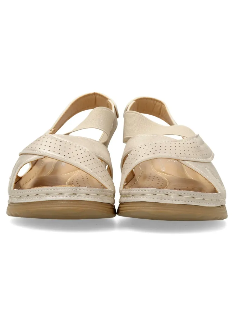New VVNN Sandalia confort elástico mujer