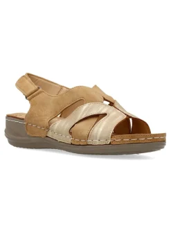 Discount VVNN Sandalia confort tiras cruzadas mujer