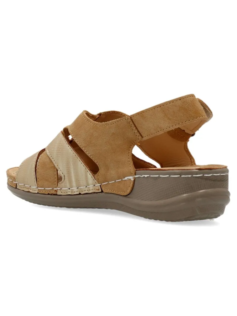 Discount VVNN Sandalia confort tiras cruzadas mujer