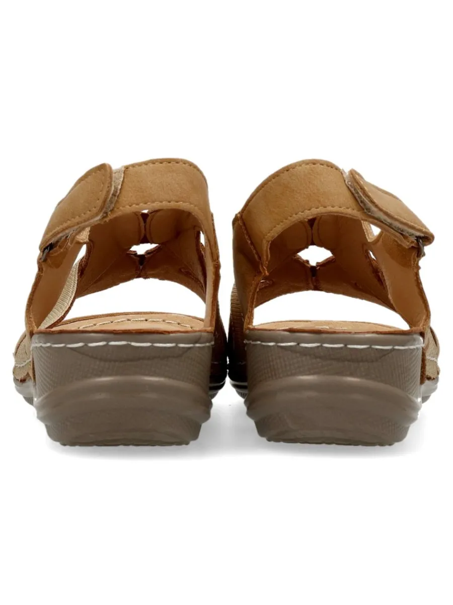 Discount VVNN Sandalia confort tiras cruzadas mujer