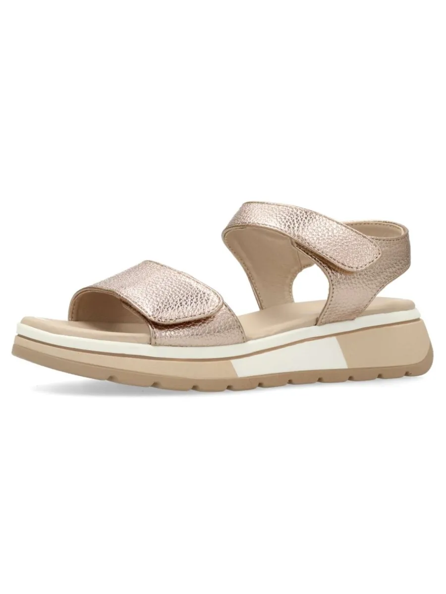 Clearance VVNN Sandalia deportiva casual metalizada