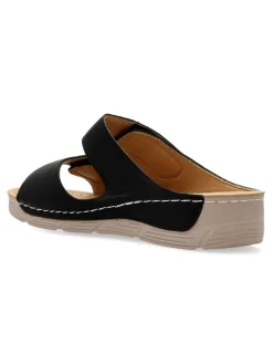 Best VVNN Sandalia negra confort mujer