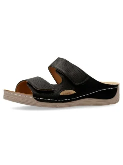 Best VVNN Sandalia negra confort mujer