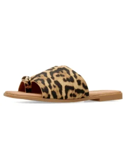 Clearance VVNN Sandalia pala estampado leopardo