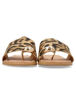 Clearance VVNN Sandalia pala estampado leopardo
