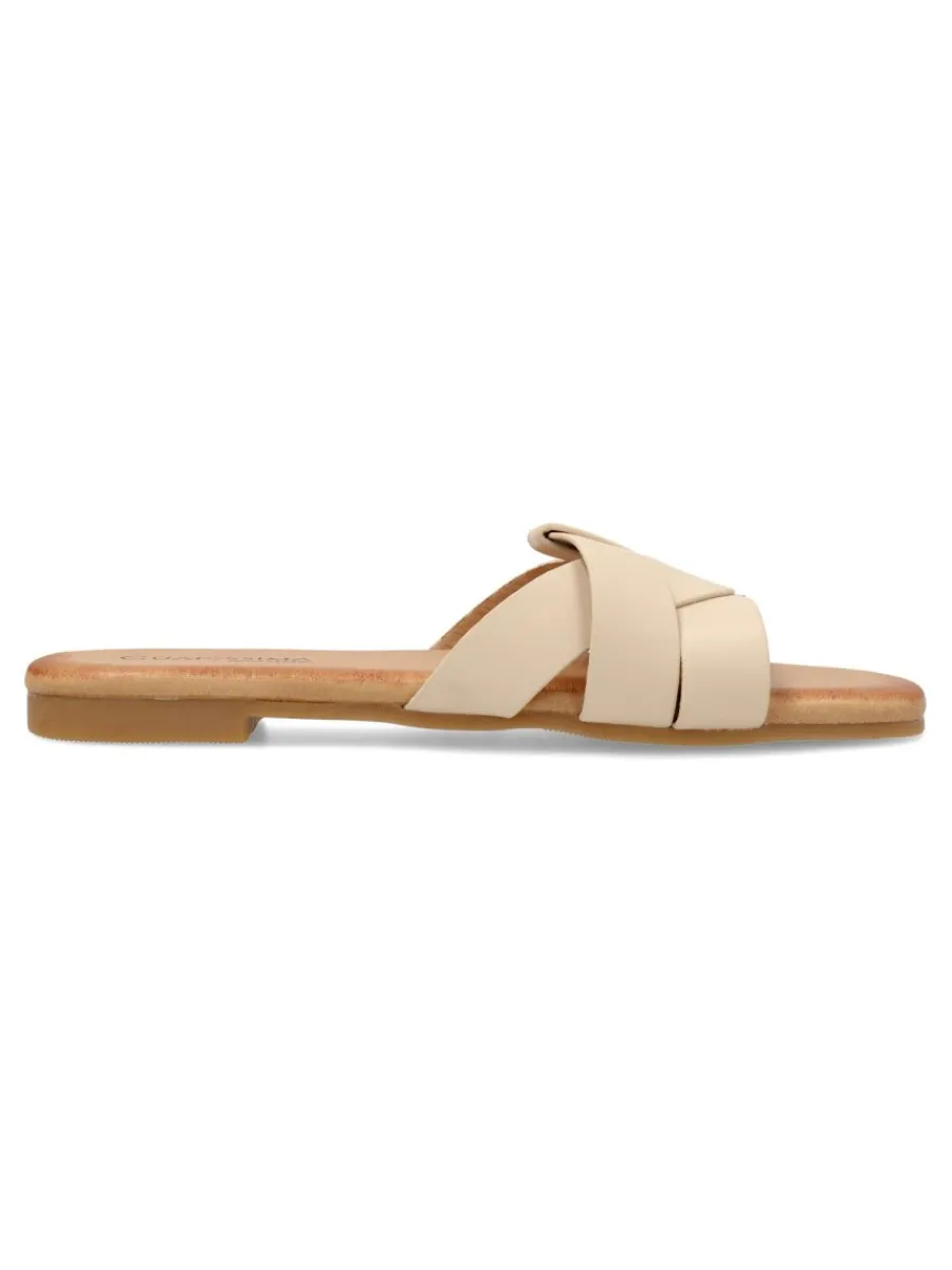 Discount VVNN Sandalia plana tiras cruzadas confort