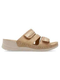 New VVNN Sandalia zueco confort cuña baja