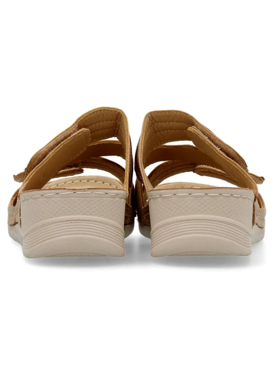 New VVNN Sandalia zueco confort cuña baja