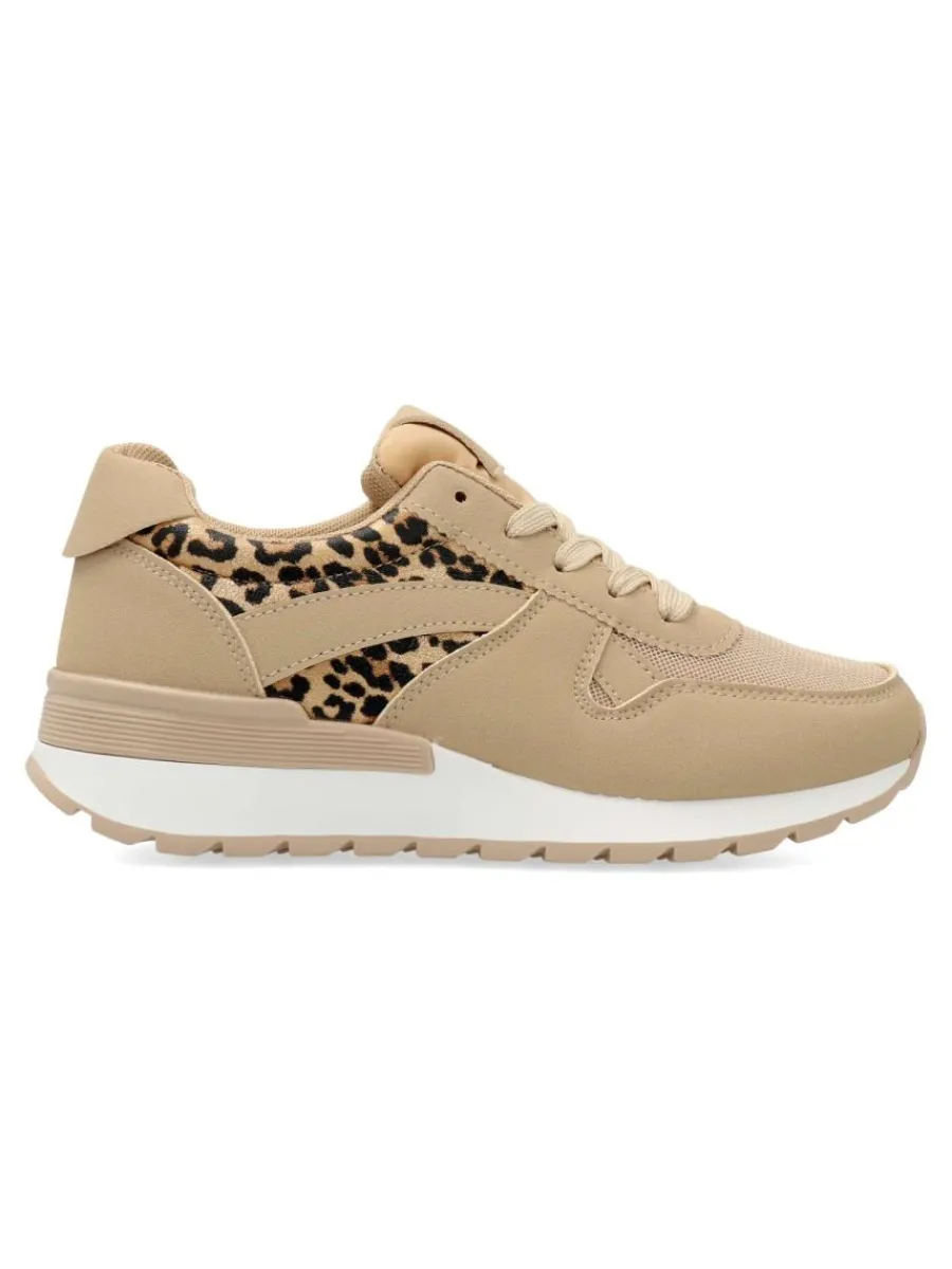 Outlet VVNN Sneakers deportivo casual print leopardo