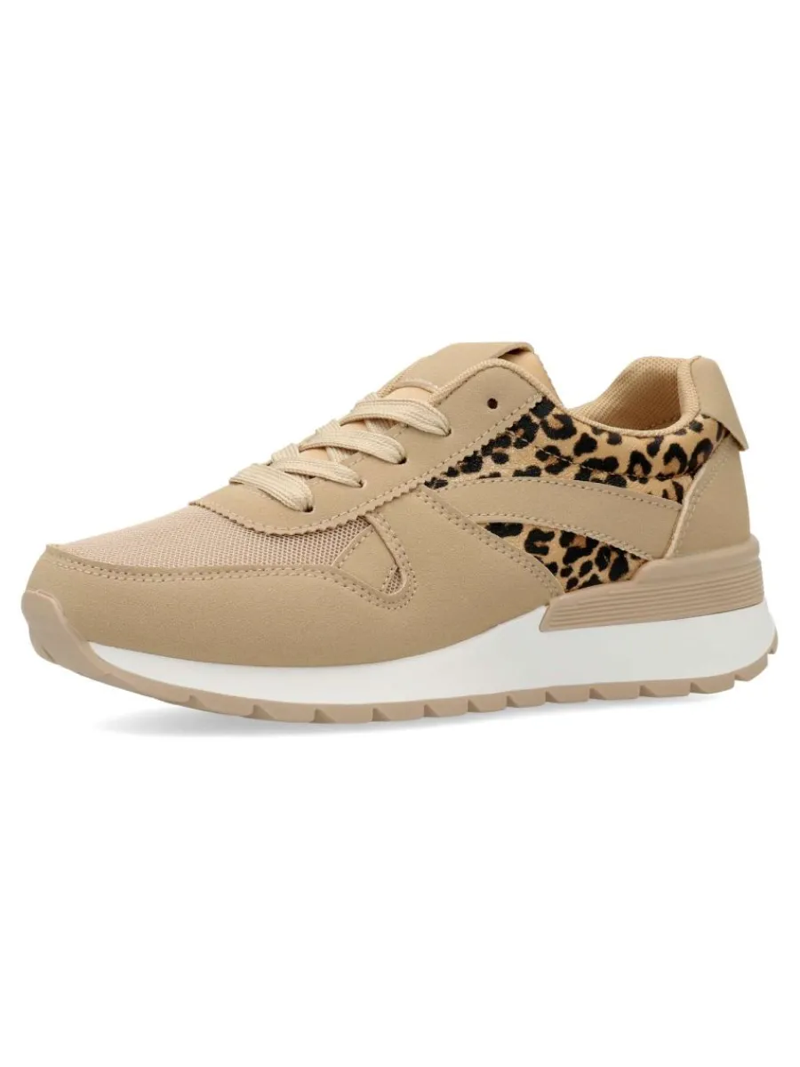 Outlet VVNN Sneakers deportivo casual print leopardo