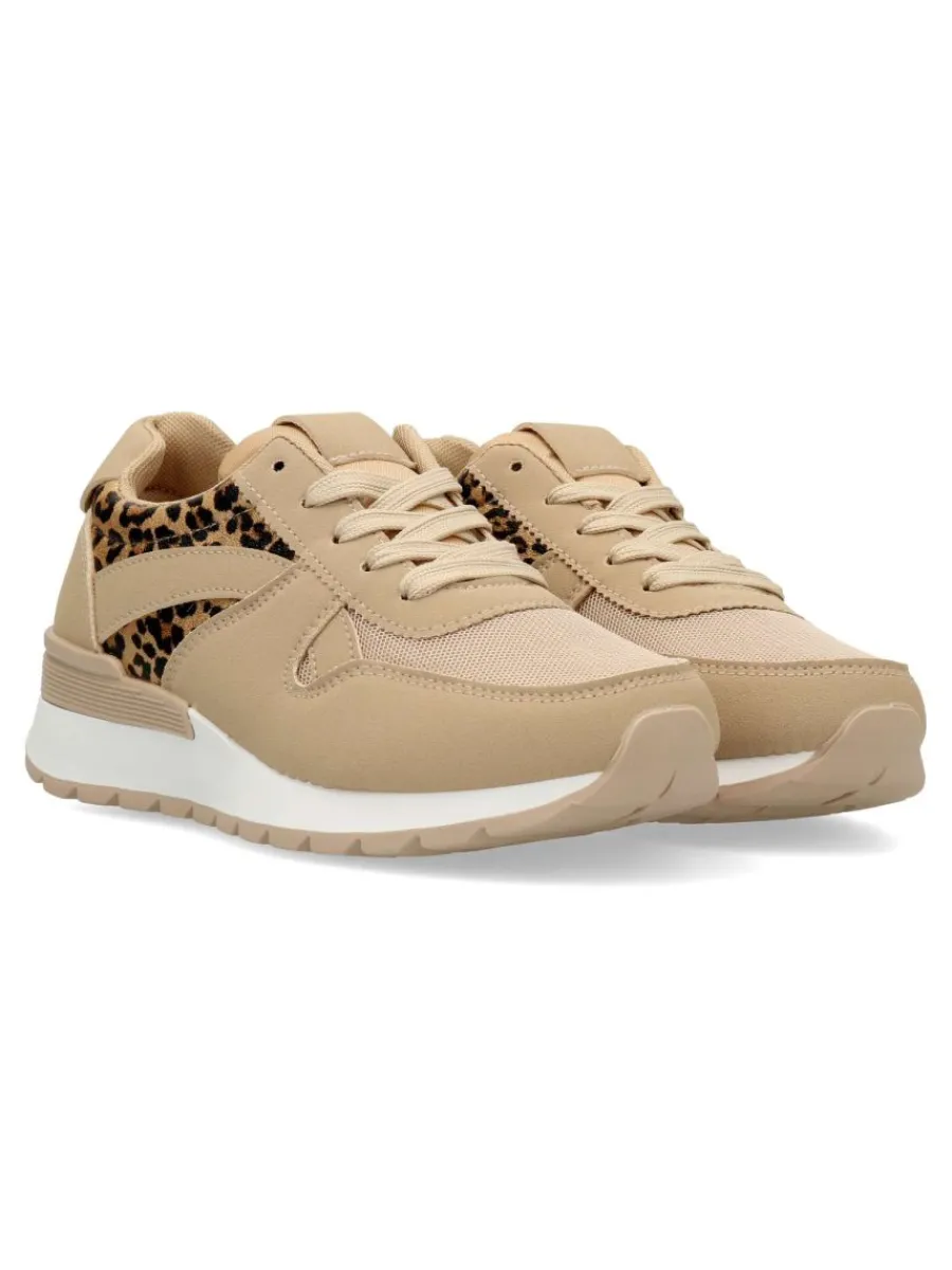 Outlet VVNN Sneakers deportivo casual print leopardo