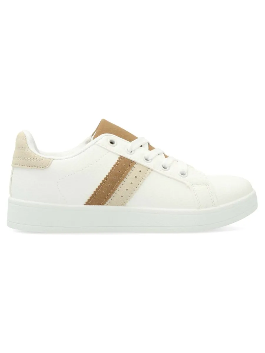 Online VVNN Tenis deportivo casual blanco camel