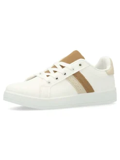 Online VVNN Tenis deportivo casual blanco camel