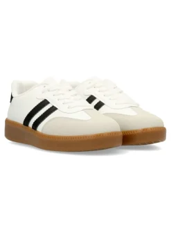 Outlet VVNN Tenis deportivo casual sport blanco y negro