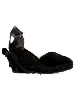 Discount VVNN Valenciana alpargata cintas yute negro