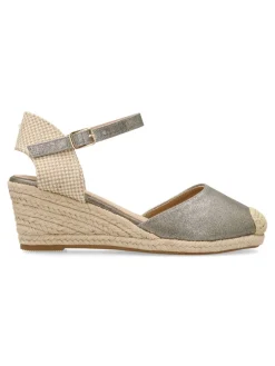 Discount VVNN Valenciana brillo cuña media mujer