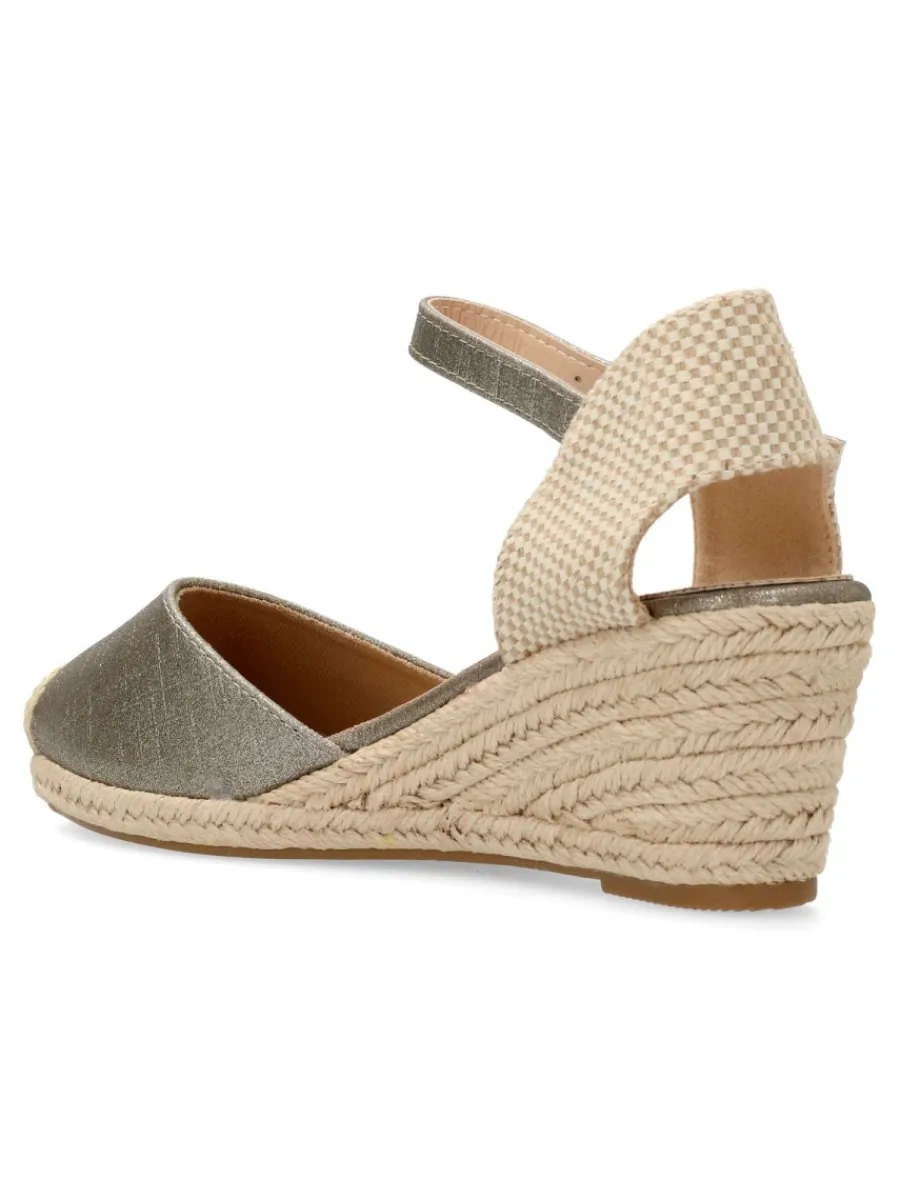 Discount VVNN Valenciana brillo cuña media mujer
