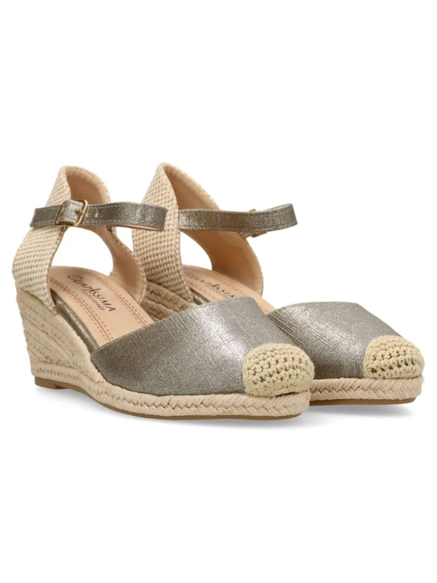 Discount VVNN Valenciana brillo cuña media mujer