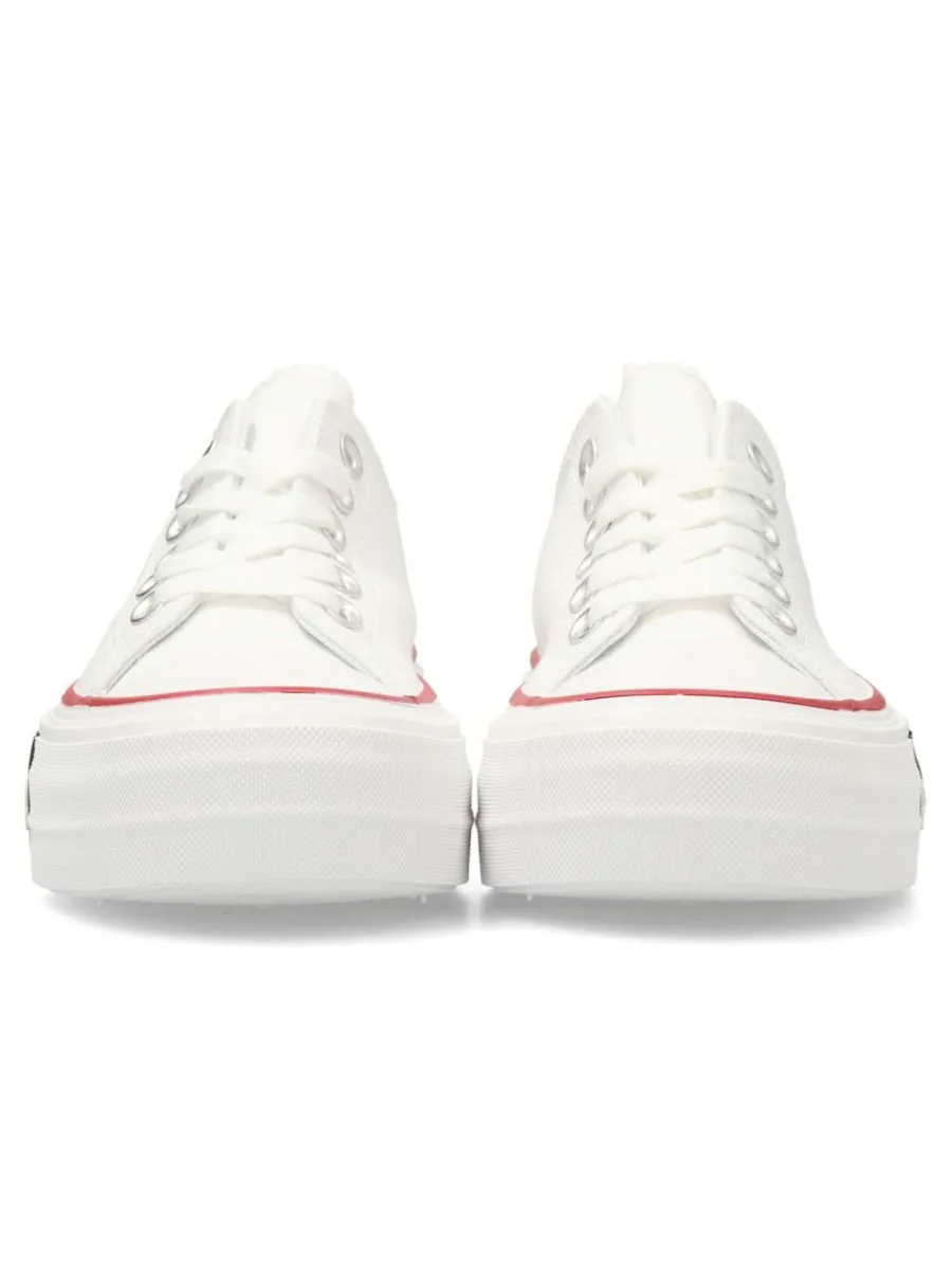 New VVNN Zapatilla basket lona puntera goma