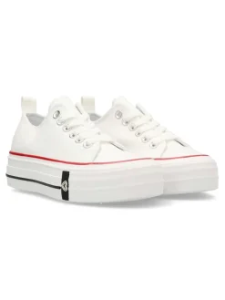 New VVNN Zapatilla basket lona puntera goma