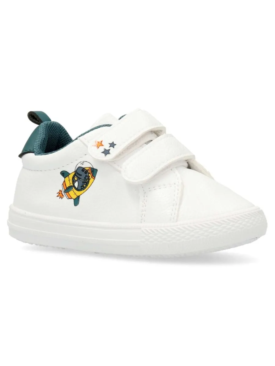 Outlet VVNN Zapatilla deportiva clásica blanca y verde