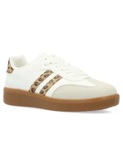 Outlet VVNN Zapatilla deportiva casual print leopardo