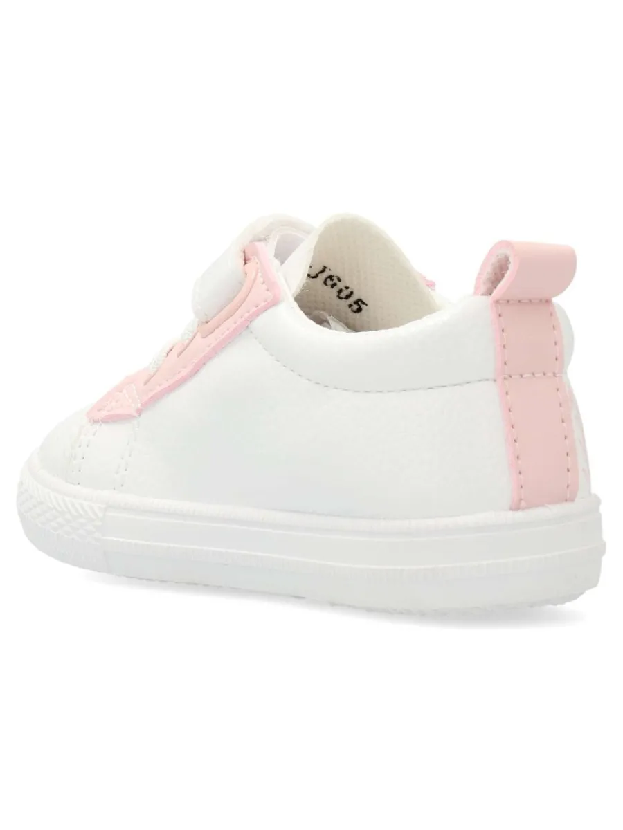 Best VVNN Zapatilla deportiva casual blanca rosa