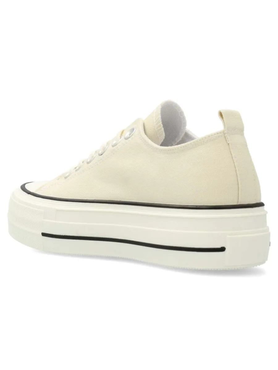 Fashion VVNN Zapatilla lona casual basket plataforma