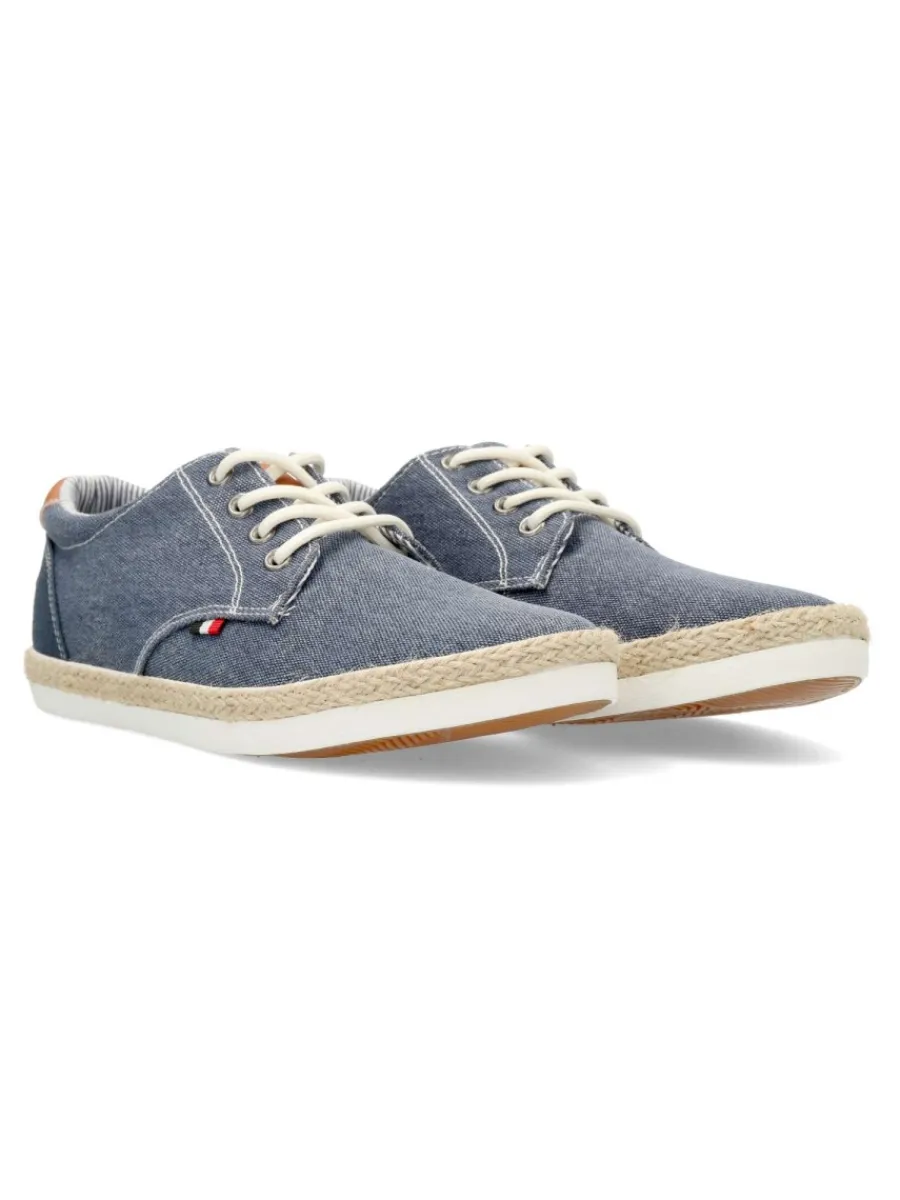 Hot VVNN Zapatilla lona casual hombre yute