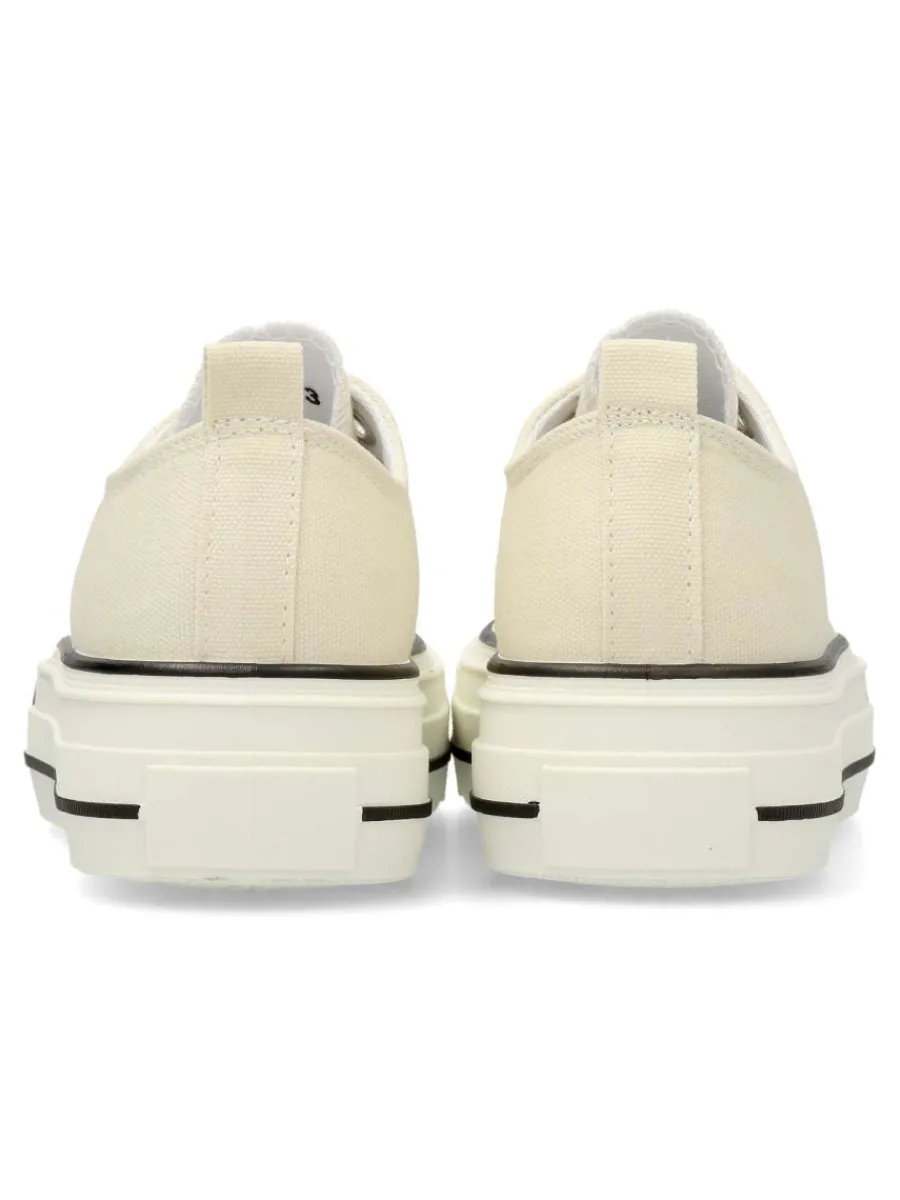 Fashion VVNN Zapatilla lona casual basket plataforma