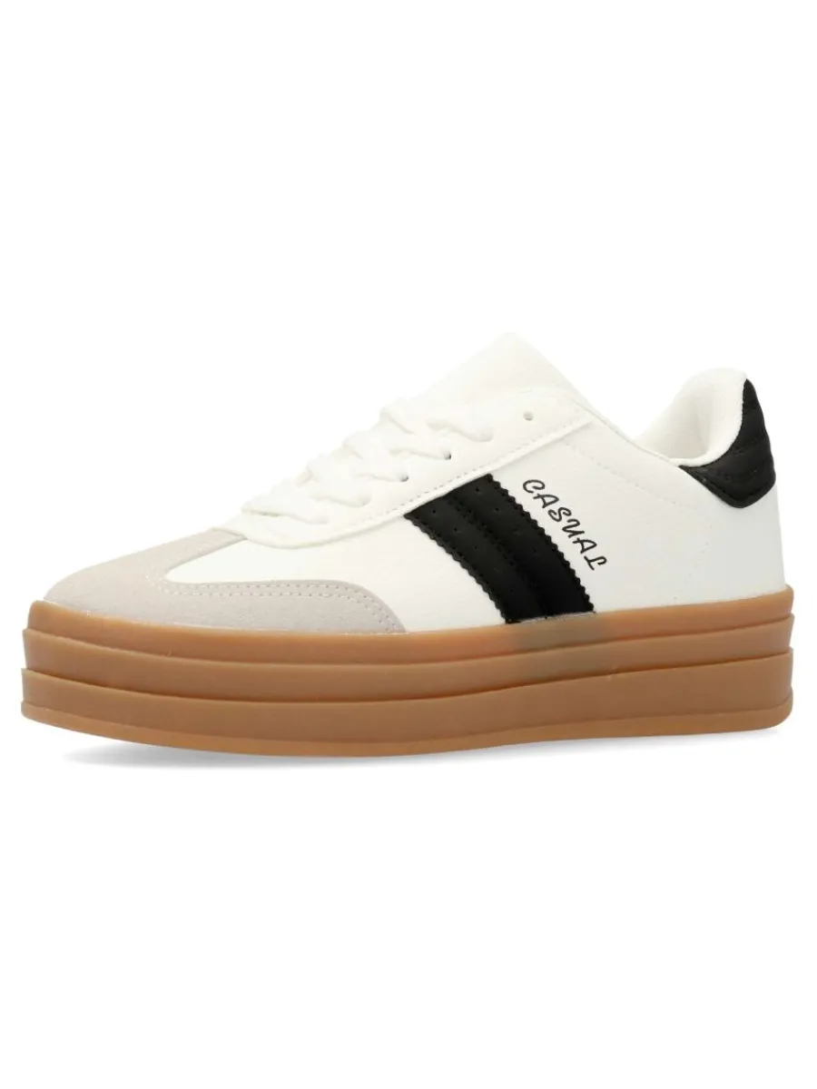 Fashion VVNN Zapatilla urbana doble suela caramelo
