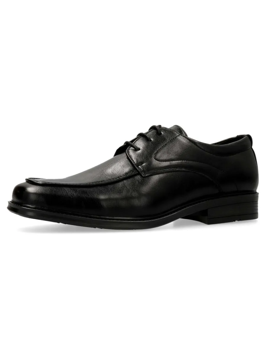 New VVNN Zapato de vestir negro hombre