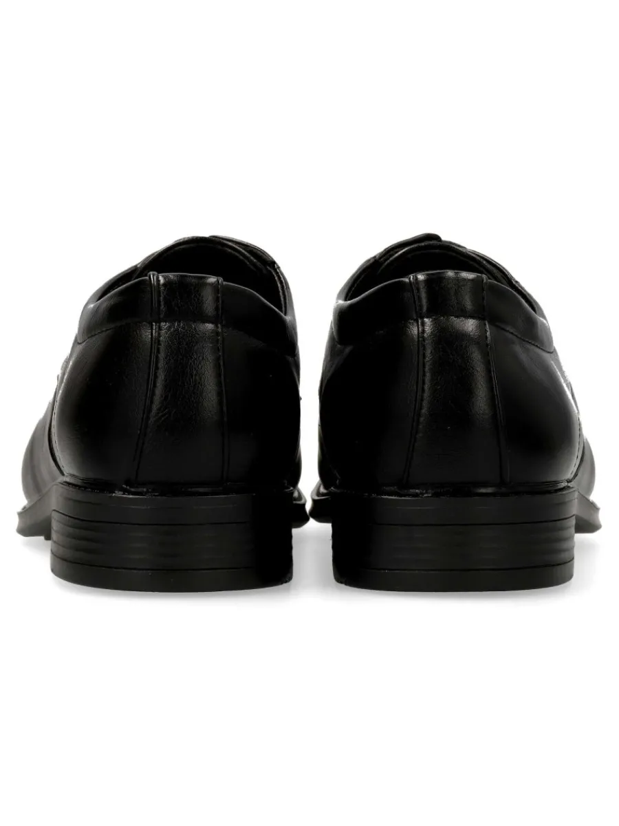 New VVNN Zapato de vestir negro hombre