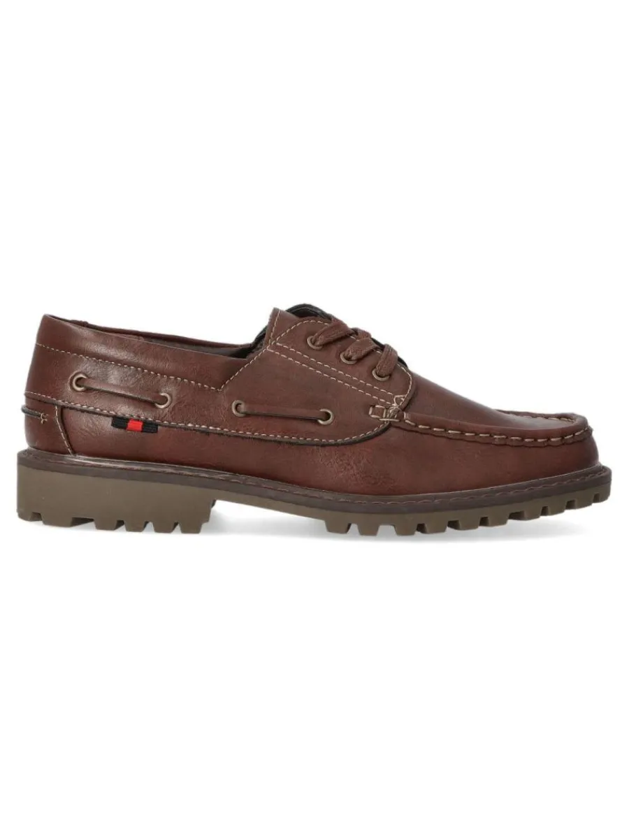 Clearance VVNN Zapato de vestir náutico TEP 8081 MARRON