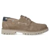Clearance VVNN Zapato náutico casual hombre VYD A993 TAUPE
