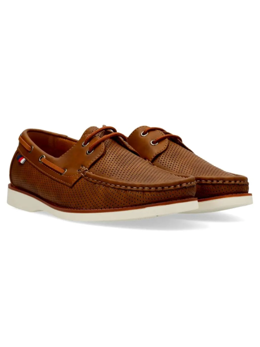 Sale VVNN Zapato náutico picado hombre