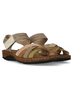 Discount WALK&FLY Sandalia confort velcro mujer