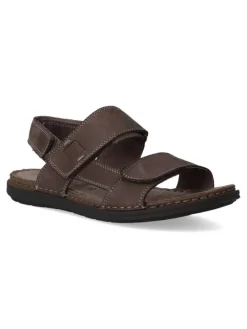 New WALK&FLY Sandalia deportiva piel WAL 43770 MARRON
