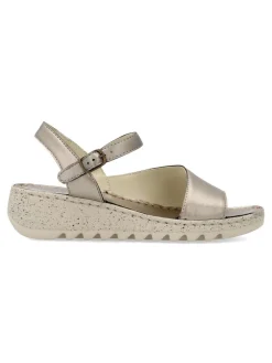 Discount WALK&FLY Sandalia piel confort hebilla mujer