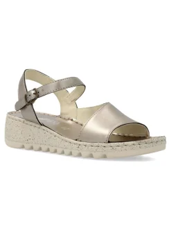 Discount WALK&FLY Sandalia piel confort hebilla mujer