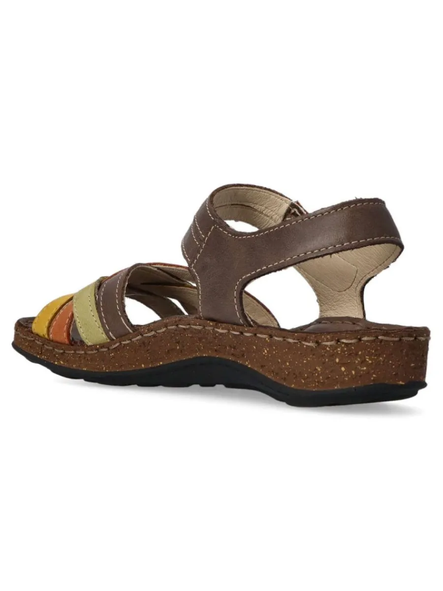 Hot WALK&FLY Sandalia piel tiras confort mujer