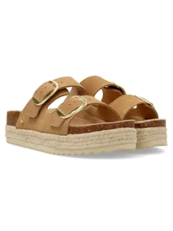 New XTI Sandalia alpargata bio piel confort
