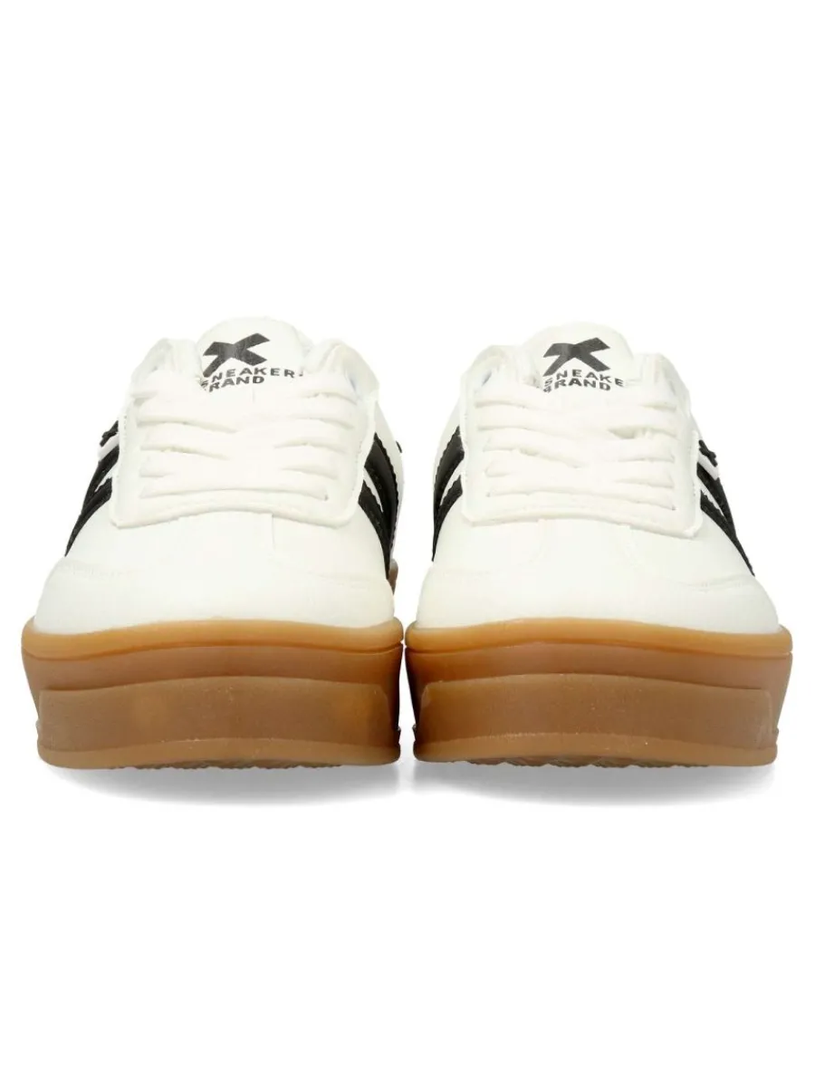 Fashion XTI Sneakers casual doble suela caramelo