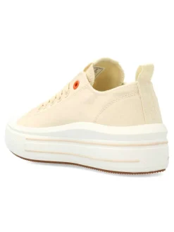 New XTI Zapatilla lona plataforma puntera goma