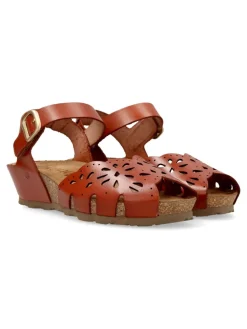 Discount YOKONO Sandalia bio cuña hebilla mujer