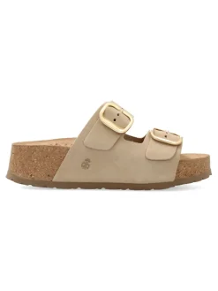 Online YOKONO Sandalia bio plataforma piel nobuck
